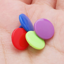 Load image into Gallery viewer, 10sets Round Snaps Buttons Bib T5 Plastic Press Button Fastener Snap Raincoat Snap Clothes Accessories DIY Crafts Sewing Accessories