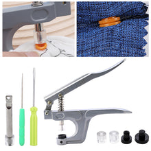 Load image into Gallery viewer, Sanp Button Plier for T3 T5 T8 Snap Buttons Presser Tools Kit Snaps Buckle Installation Hand Tools DIY Sewing Tools