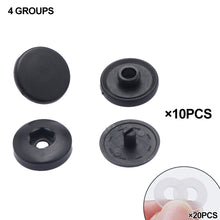 Load image into Gallery viewer, 10sets Hand Press Type Round Snaps Buttons Tools Free T5 Button Fastener Snap Clothes Accessories DIY Crafts Sewing Accessories
