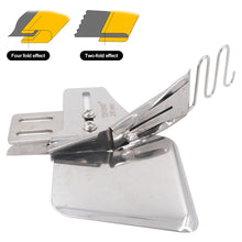 Load image into Gallery viewer, Flat Sewing Machine Binder Accessories Home Sewing Machine Double Fold Angle Binder Attachment Bias Binding Edging Tube Quad Fold Curling Device Sewing Accessories