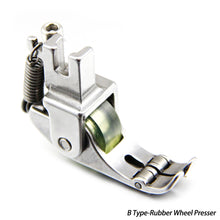 Load image into Gallery viewer, Universal Industrial Sewing Machine Accessories Leather Roller Wheel Presser Foot Flat Car Thick Fabric Clothing Replacement Presser
