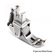 Load image into Gallery viewer, Universal Industrial Sewing Machine Accessories Leather Roller Wheel Presser Foot Flat Car Thick Fabric Clothing Replacement Presser