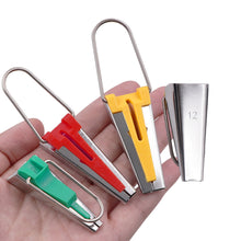 Load image into Gallery viewer, Splicing Cloth Fabric Bias Tape Maker Binding Tool Quilting Sewing 6mm 12mm 18mm 25mm Craft DIY Patchwork Edging Device