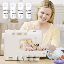 Load image into Gallery viewer, 10pcs/Tube Sewing Machine Needle Household Sewing Machine Replacement Needles Accessories 75/11 80/12 90/14 100/16