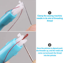 Load image into Gallery viewer, Sewing Machine Needle Installation Tool Automatic Threader Inserter Sewing Quick Threader Needle Threading Tool Sewing Accessories