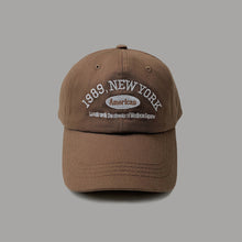 Load image into Gallery viewer, Retro Letter Embroidered Baseball Cap Autumn Winter Fashionable Versatile Cap Casual Adjustable Outdoor Cap