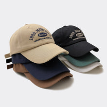 Load image into Gallery viewer, Retro Letter Embroidered Baseball Cap Autumn Winter Fashionable Versatile Cap Casual Adjustable Outdoor Cap