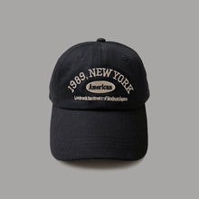 Load image into Gallery viewer, Retro Letter Embroidered Baseball Cap Autumn Winter Fashionable Versatile Cap Casual Adjustable Outdoor Cap