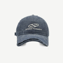 Load image into Gallery viewer, Women Men Worn-out Denim Baseball Cap Fashionable Personalized Adjustable Letter Embroidered Casual Outdoor Cap