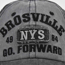 Load image into Gallery viewer, Three-dimensional Letter Embroidered Cotton Baseball Cap Color Blocking Adjustable Comfortable Casual Outdoor Cap