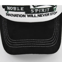 Load image into Gallery viewer, Letter Three-dimensional Embroidered Cotton Baseball Cap Personalized Color Blocking Adjustable Breathable Casual Outdoor Cap