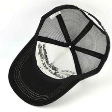 Load image into Gallery viewer, Letter Three-dimensional Embroidered Cotton Baseball Cap Personalized Color Blocking Adjustable Breathable Casual Outdoor Cap