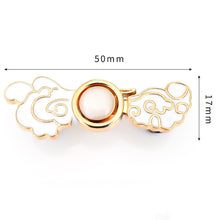 Load image into Gallery viewer, Sewing Free Button Adjustable Tightening Waist Clip Vintage Metal Cheongsam Fasten Buckle Skirt Pants DIY Clothing Accessories