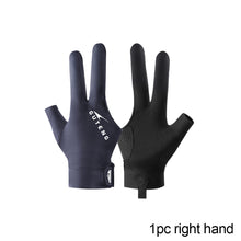 Load image into Gallery viewer, 1pc professional billiard gloves three-finger thin breathable high-grade non-slip snooker gloves