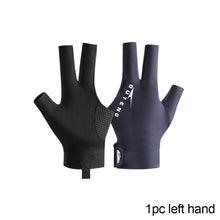 Load image into Gallery viewer, 1pc professional billiard gloves three-finger thin breathable high-grade non-slip snooker gloves
