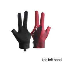 Load image into Gallery viewer, 1pc professional billiard gloves three-finger thin breathable high-grade non-slip snooker gloves