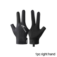 Load image into Gallery viewer, 1pc professional billiard gloves three-finger thin breathable high-grade non-slip snooker gloves