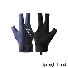 Load image into Gallery viewer, 1pc professional billiard gloves three-finger thin breathable high-grade non-slip snooker gloves