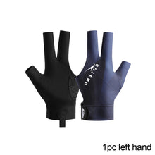 Load image into Gallery viewer, 1pc professional billiard gloves three-finger thin breathable high-grade non-slip snooker gloves