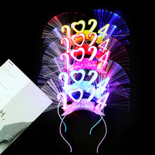 Load image into Gallery viewer, 2024 New Year Glowing Headband with LED Light Flashing Hair Band Kids Girls Hair Accessories New Year Decoration