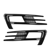 Load image into Gallery viewer, Pair Car Front Wind Knife Car Bumper Fog Light Grille Cover Trim Gloss Black For 2014-2017 Volkswagen Golf 7 MK7 Golf 7