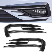 Load image into Gallery viewer, Pair Car Front Wind Knife Car Bumper Fog Light Grille Cover Trim Gloss Black For 2014-2017 Volkswagen Golf 7 MK7 Golf 7