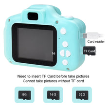 Load image into Gallery viewer, X2 Mini Children'S Cartoon Camera Photo Video Small Cartoon Mini Camera Boys Girls Birthday Gift Outdoor Toys