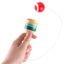 Load image into Gallery viewer, Wooden Skills Cup Throw and Catch Ball Traditional Game for Kids Hand Eye Coordination Educational Game Exercise The Brain