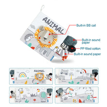 Load image into Gallery viewer, Soft Baby Books 3D Touch Feel High Contrast Cloth Book Sensory Early Learning Stroller Toys for Infant Toddler Toy 0-12 Months