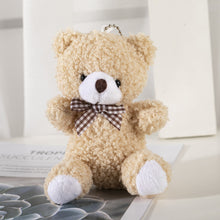 Load image into Gallery viewer, 11cm Cute Bear Plush Toys Stuffed Blush Bear Toys Bag Car Key Pendant Kids Girls Toy Birthday Gifts Mini Animal Plush Doll Keychain Pendant
