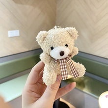 Load image into Gallery viewer, 11cm Cute Bear Plush Toys Stuffed Blush Bear Toys Bag Car Key Pendant Kids Girls Toy Birthday Gifts Mini Animal Plush Doll Keychain Pendant