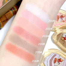 Load image into Gallery viewer, Matte Powder Blush Waterproof Long-lasting Natural Brightening Portable Blusher Palette Face Makeup Cosmetics