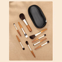 Load image into Gallery viewer, 9pcs/set Mini Portable Makeup Brushes Skin Friendly Soft Eye Shadow Blusher Brush Makeup Brushes Set Makeup Tools