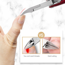 Load image into Gallery viewer, Folding Stainless Steel Nail Clipper Portable Durable Exfoliating Embedded Nails Nail Clipper Eagle Nose Pliers Manicure Tool
