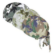 Load image into Gallery viewer, 1PC Outdoor Camo Riding Head Cover Sunscreen Moisture Absorption Breathable Fitness Sports Pirate Hat Riding Hood Baseball Headband