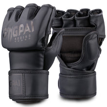 Load image into Gallery viewer, 1Pair Adult Half Finger Breathable Boxing Gloves Muay Thai Free Combat Free Combat Training Gloves Protective Equipment