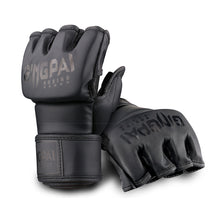 Load image into Gallery viewer, 1Pair Adult Half Finger Breathable Boxing Gloves Muay Thai Free Combat Free Combat Training Gloves Protective Equipment