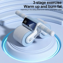 Load image into Gallery viewer, Automatic Rebound Abdominal Wheel Beginners Reduce Stomach Increase Muscle Tank Two Wheel Home Portable Fitness Roller