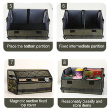 Load image into Gallery viewer, Car Trunk Storage Box Oxford Cloth Foldable Car Organize Box Multi-Function Large Capacity Car Rear Containing Package