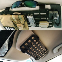 Load image into Gallery viewer, 1PC Tactical Car Shade Storage Hanging Board SUV Multi-Functional MOLLE Interior Modified Hanging Board Car Storage Products