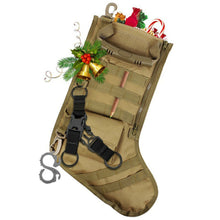 Load image into Gallery viewer, Outdoor Multifunctional Tactical Christmas Socks MOLLE Military Bag EDC Accessories Package Holiday Dress Storage Hanging Bag
