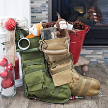 Load image into Gallery viewer, Outdoor Multifunctional Tactical Christmas Socks MOLLE Military Bag EDC Accessories Package Holiday Dress Storage Hanging Bag