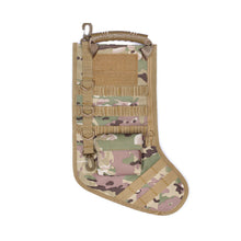 Load image into Gallery viewer, Outdoor Multifunctional Tactical Christmas Socks MOLLE Military Bag EDC Accessories Package Holiday Dress Storage Hanging Bag