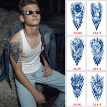 Load image into Gallery viewer, Twelve Zodiac Dumb Face Non Reflective Fruit Juice Herbal Tattoo Sticker Pure Plant Semi Permanent Imitation Tattoo Sticker