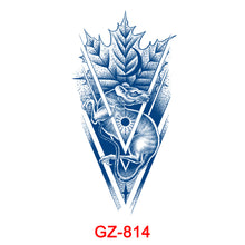 Load image into Gallery viewer, Twelve Zodiac Dumb Face Non Reflective Fruit Juice Herbal Tattoo Sticker Pure Plant Semi Permanent Imitation Tattoo Sticker
