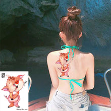 Load image into Gallery viewer, Twelve Zodiac Colorful Cartoon Tattoos Sticker Simulated Tattoos Sticker Creative Animal Women Men Tattoo Stickers