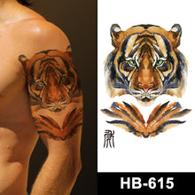 Load image into Gallery viewer, Twelve Zodiac Colorful Cartoon Tattoos Sticker Simulated Tattoos Sticker Creative Animal Women Men Tattoo Stickers