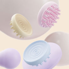 Load image into Gallery viewer, Silicone Circular Dry Wet Dual Purpose Shampoo Brush Massage and Cleaning Shampoo Brush Head Massage Shampoo Brush
