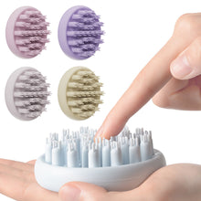 Load image into Gallery viewer, Silicone Circular Dry Wet Dual Purpose Shampoo Brush Massage and Cleaning Shampoo Brush Head Massage Shampoo Brush