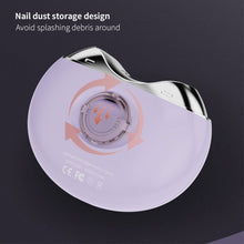 Load image into Gallery viewer, Anti-Splash Safe Nail Machine Automatic Electric Nail Clipper Trimmer Nail Scissors Manicure Machine Adult Children Nails Drill